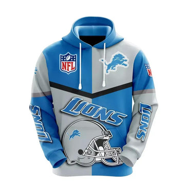 NFL Detroit Lions 3D Hoodie 7, NFL Hoodie Moonbestprint