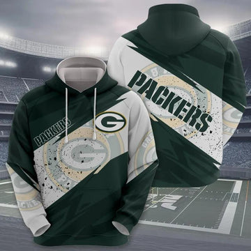 NFL Green Bay Packers 3D Hoodie 2, NFL Hoodie Moonbestprint