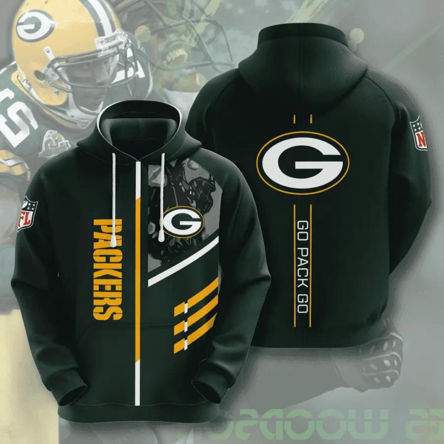 NFL Green Bay Packers 3D Hoodie 3, NFL Hoodie Moonbestprint