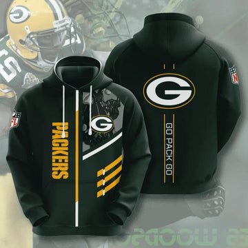 NFL Green Bay Packers 3D Hoodie 3, NFL Hoodie Moonbestprint