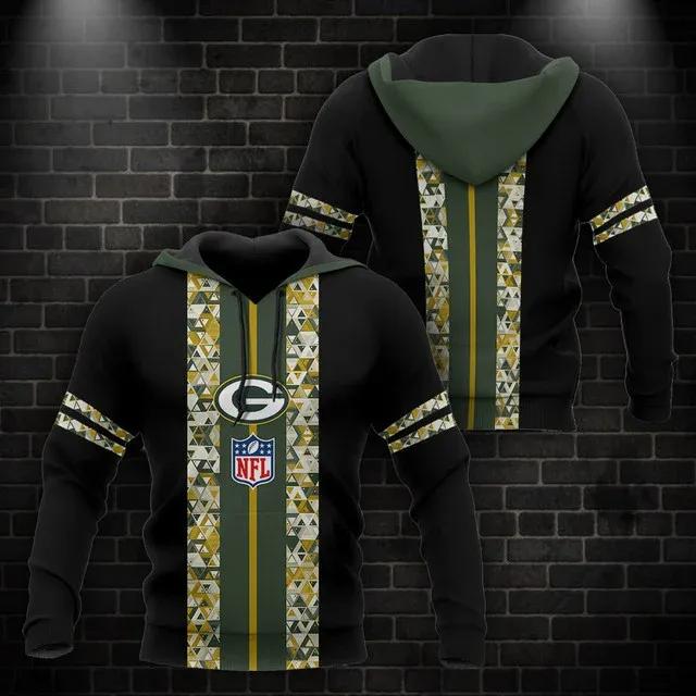 NFL Green Bay Packers 3D Hoodie 5, NFL Hoodie Moonbestprint
