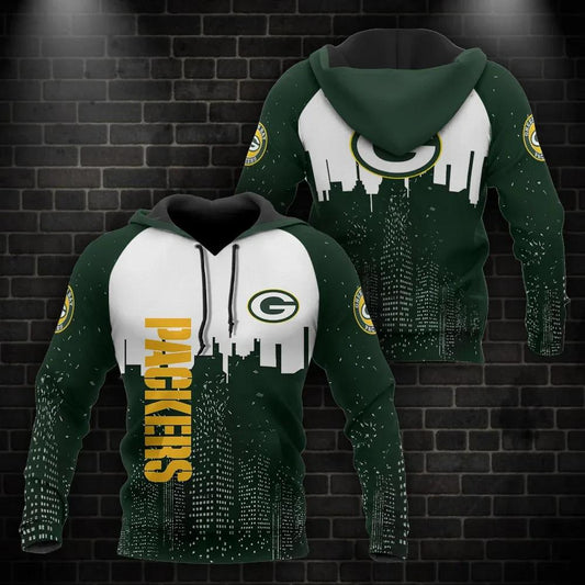 NFL Green Bay Packers 3D Hoodie 6, NFL Hoodie Moonbestprint