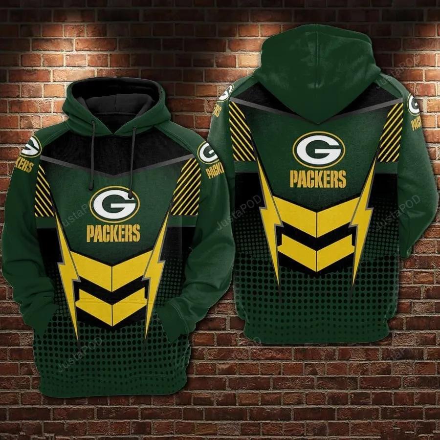 NFL Green Bay Packers 3D Hoodie 8, NFL Hoodie Moonbestprint