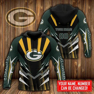 NFL Green Bay Packers Personalized 3D Hoodie 2, NFL Hoodie Moonbestprint