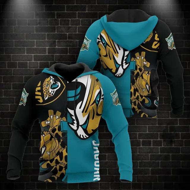 NFL Jacksonville Jaguars 3D Hoodie 10, NFL Hoodie Moonbestprint