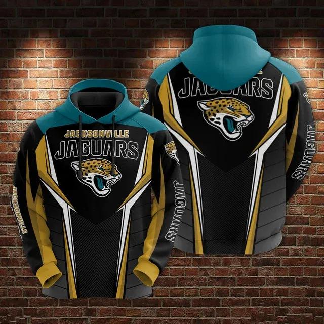 NFL Jacksonville Jaguars 3D Hoodie 13, NFL Hoodie Moonbestprint