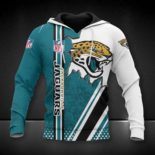 NFL Jacksonville Jaguars All Over Print Hoodie, NFL Hoodie Moonbestprint