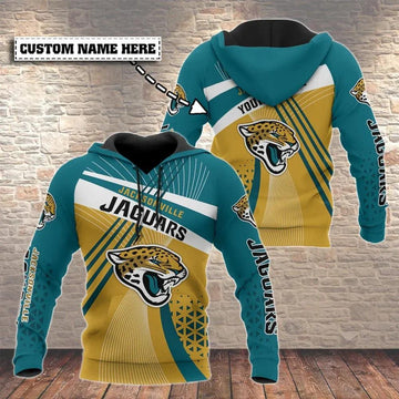 NFL Jacksonville Jaguars Personalized 3D Hoodie 2, NFL Hoodie Moonbestprint