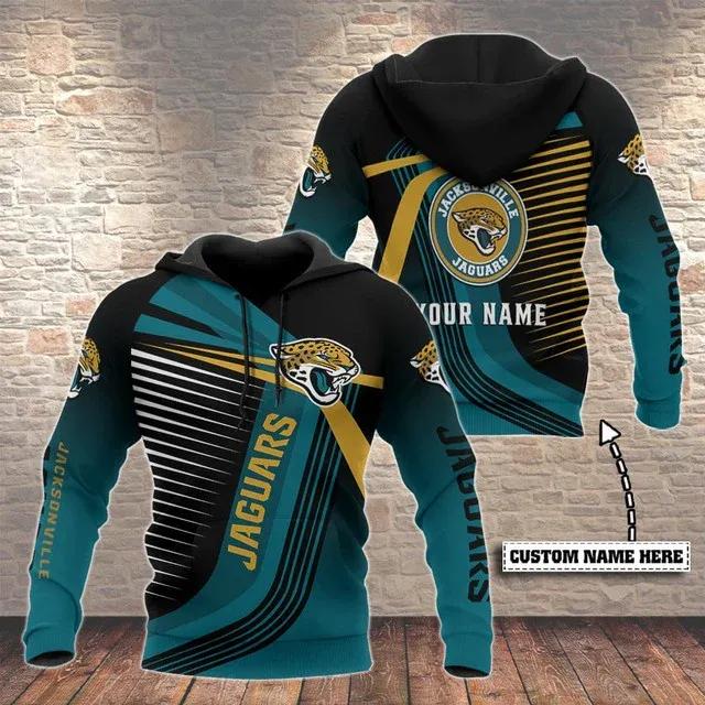 NFL Jacksonville Jaguars Personalized 3D Hoodie 5, NFL Hoodie Moonbestprint