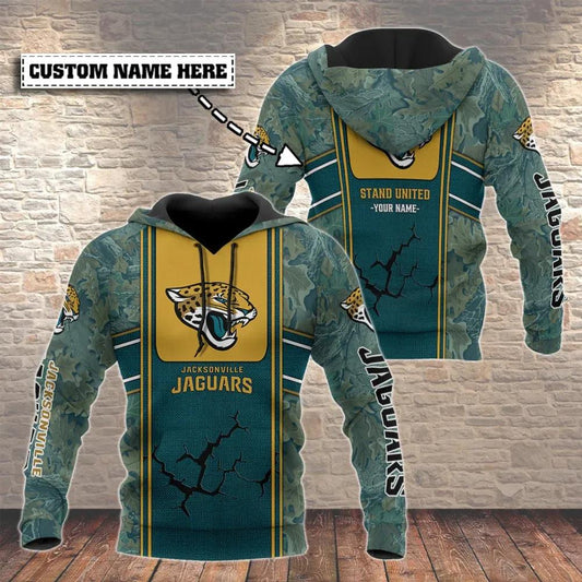 NFL Jacksonville Jaguars Personalized 3D Hoodie, NFL Hoodie Moonbestprint