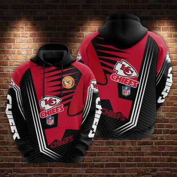 NFL Kansas City Chiefs 3D Hoodie 12, NFL Hoodie Moonbestprint