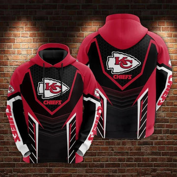 NFL Kansas City Chiefs 3D Hoodie 13, NFL Hoodie Moonbestprint