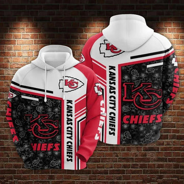 NFL Kansas City Chiefs 3D Hoodie 14, NFL Hoodie Moonbestprint