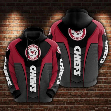 NFL Kansas City Chiefs 3D Hoodie 15, NFL Hoodie Moonbestprint