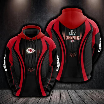 NFL Kansas City Chiefs 3D Hoodie 18, NFL Hoodie Moonbestprint