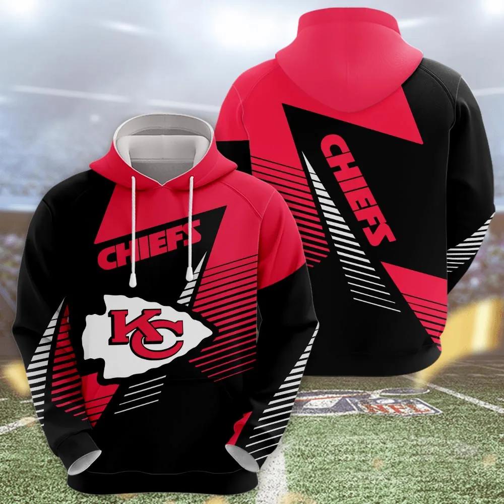 NFL Kansas City Chiefs 3D Hoodie 2, NFL Hoodie Moonbestprint