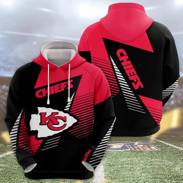 NFL Kansas City Chiefs 3D Hoodie 2, NFL Hoodie Moonbestprint
