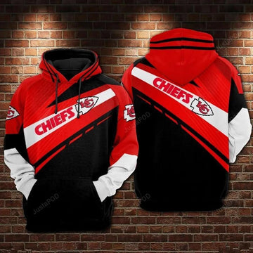 NFL Kansas City Chiefs 3D Hoodie 20, NFL Hoodie Moonbestprint