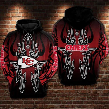 NFL Kansas City Chiefs 3D Hoodie 3, NFL Hoodie Moonbestprint