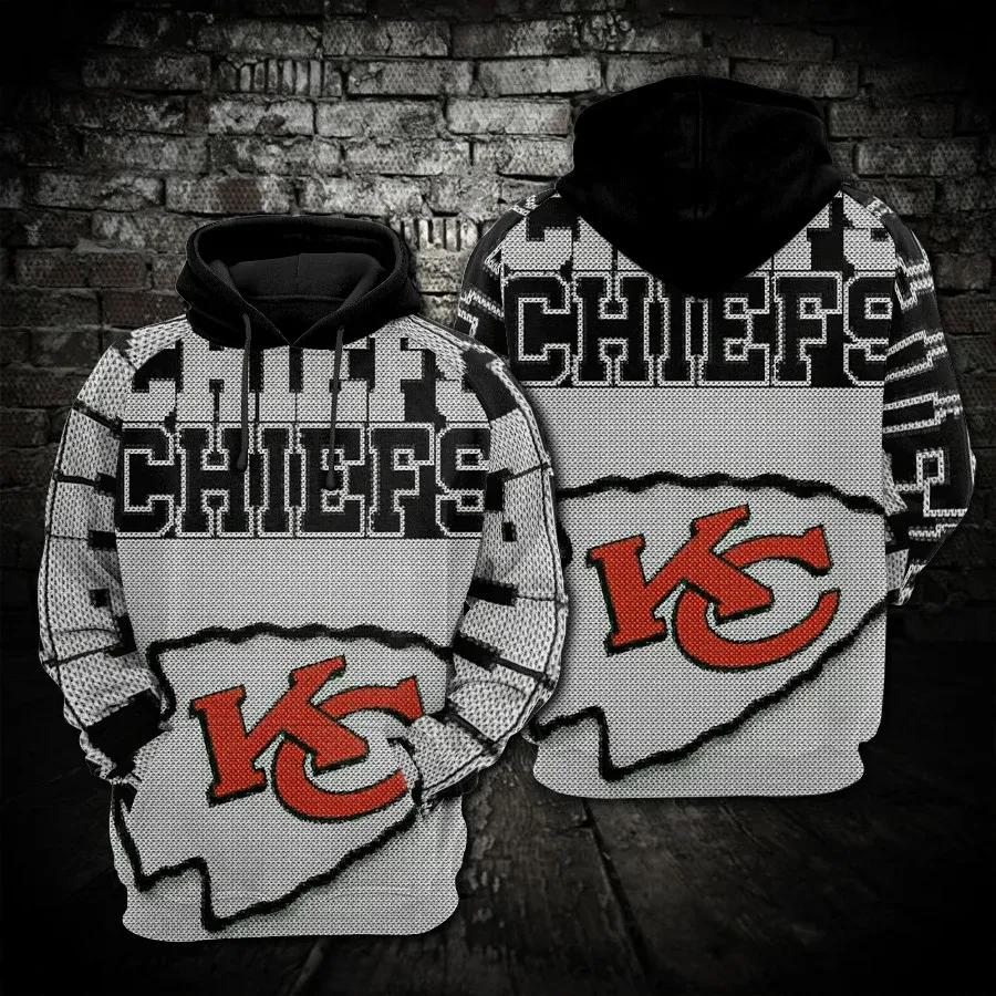 NFL Kansas City Chiefs 3D Hoodie 5, NFL Hoodie Moonbestprint