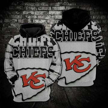 NFL Kansas City Chiefs 3D Hoodie 5, NFL Hoodie Moonbestprint