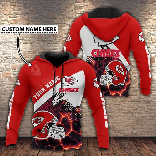 NFL Kansas City Chiefs Personalized 3D Hoodie 3, NFL Hoodie Moonbestprint