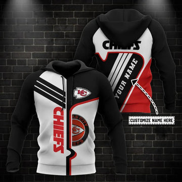 NFL Kansas City Chiefs Personalized 3D Hoodie, NFL Hoodie Moonbestprint
