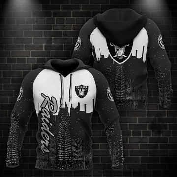 NFL Las Vegas Raiders 3D Hoodie 13, NFL Hoodie Moonbestprint