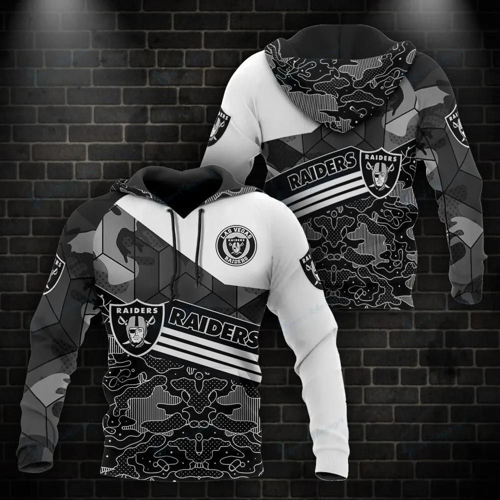 NFL Las Vegas Raiders 3D Hoodie 14, NFL Hoodie Moonbestprint
