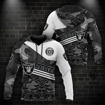 NFL Las Vegas Raiders 3D Hoodie 14, NFL Hoodie Moonbestprint