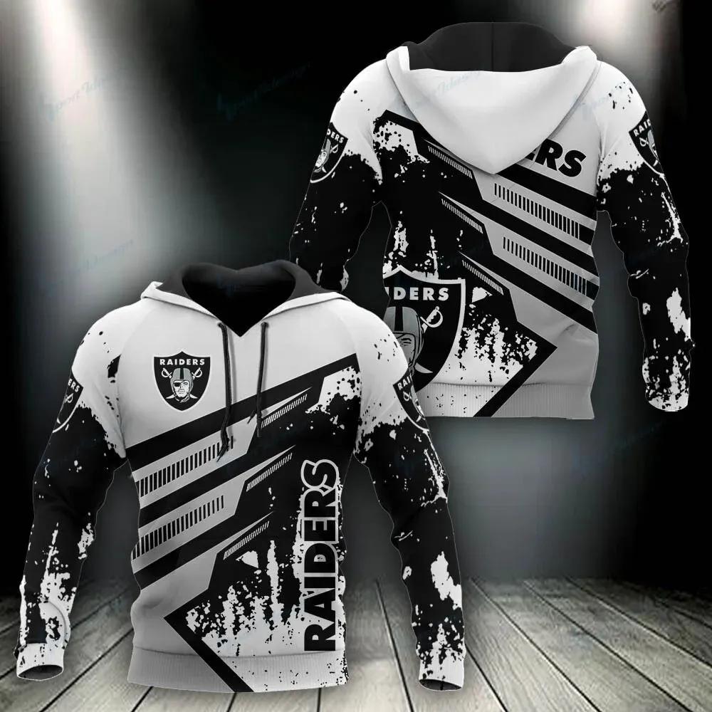 NFL Las Vegas Raiders 3D Hoodie 17, NFL Hoodie Moonbestprint