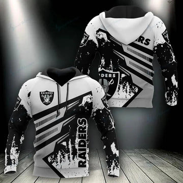 NFL Las Vegas Raiders 3D Hoodie 17, NFL Hoodie Moonbestprint