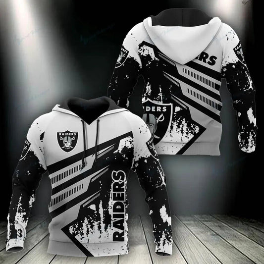 NFL Las Vegas Raiders 3D Hoodie 17, NFL Hoodie Moonbestprint