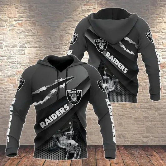 NFL Las Vegas Raiders 3D Hoodie 18, NFL Hoodie Moonbestprint