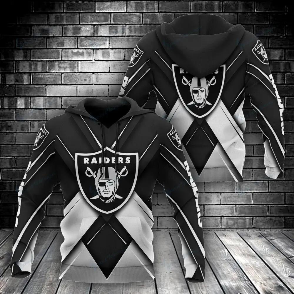 NFL Las Vegas Raiders 3D Hoodie 19, NFL Hoodie Moonbestprint