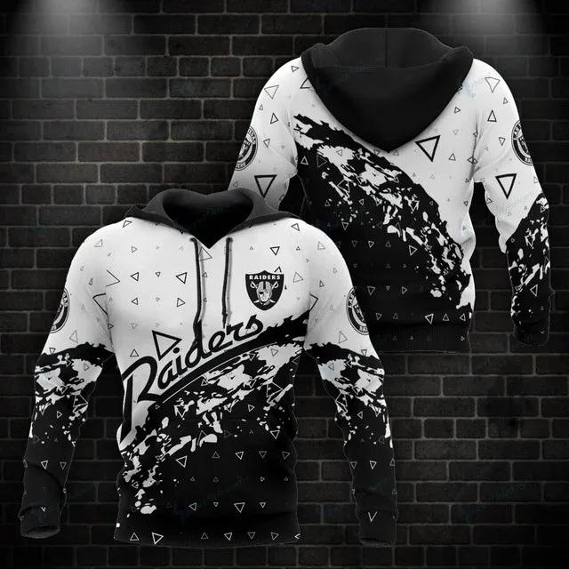 NFL Las Vegas Raiders 3D Hoodie 22, NFL Hoodie Moonbestprint