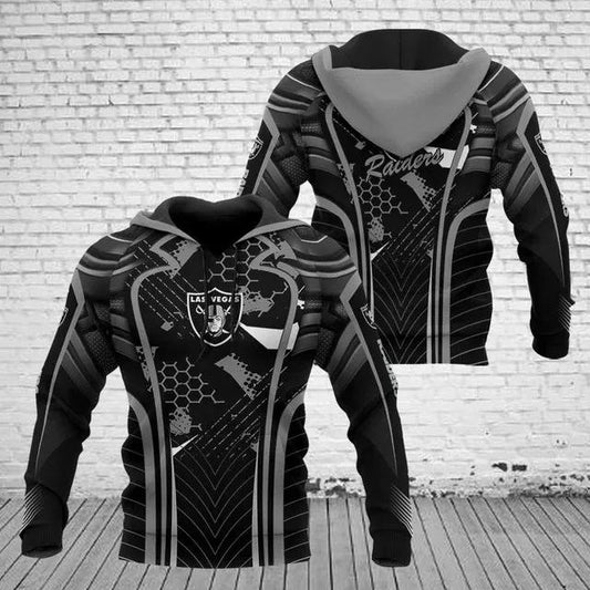 NFL Las Vegas Raiders 3D Hoodie 3, NFL Hoodie Moonbestprint