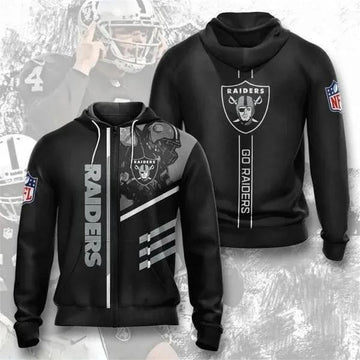 NFL Las Vegas Raiders 3D Hoodie 4, NFL Hoodie Moonbestprint