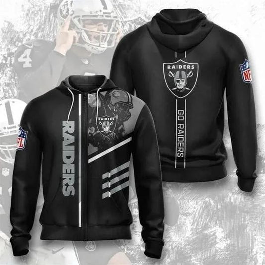 NFL Las Vegas Raiders 3D Hoodie 4, NFL Hoodie Moonbestprint