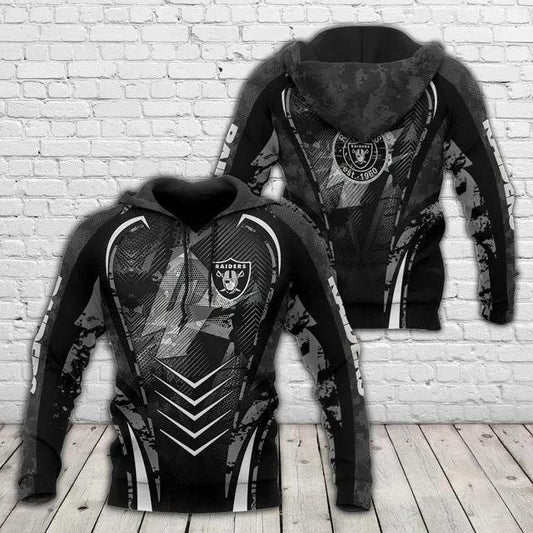 NFL Las Vegas Raiders 3D Hoodie 5, NFL Hoodie Moonbestprint