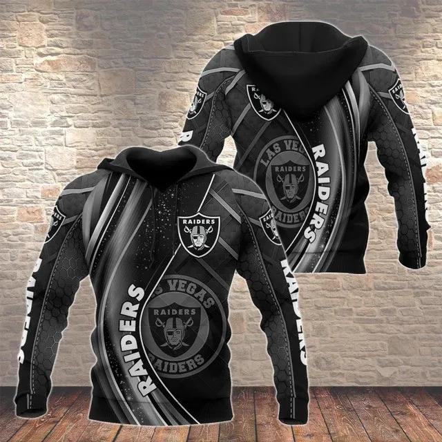 NFL Las Vegas Raiders 3D Hoodie 7, NFL Hoodie Moonbestprint