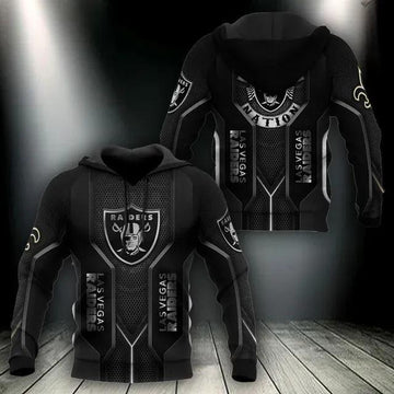 NFL Las Vegas Raiders 3D Hoodie 9, NFL Hoodie Moonbestprint