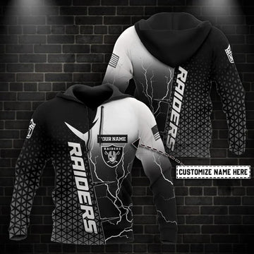NFL Las Vegas Raiders Personalized 3D Hoodie 10, NFL Hoodie Moonbestprint