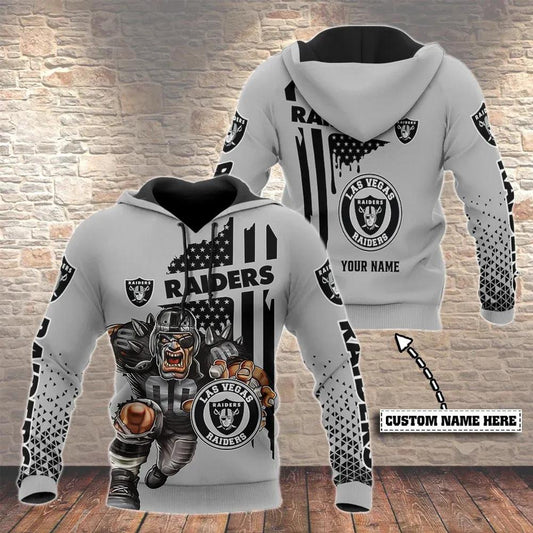 NFL Las Vegas Raiders Personalized 3D Hoodie 11, NFL Hoodie Moonbestprint