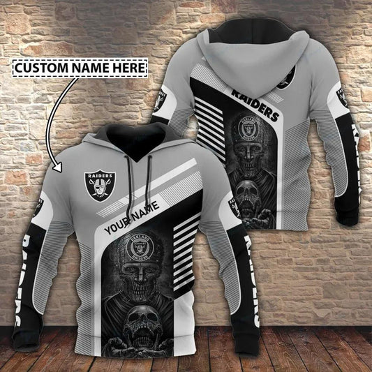 NFL Las Vegas Raiders Personalized 3D Hoodie 4, NFL Hoodie Moonbestprint