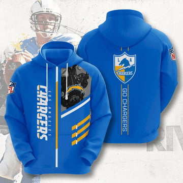 NFL Los Angeles Chargers 3D Hoodie 10, NFL Hoodie Moonbestprint