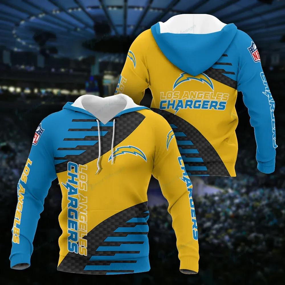 NFL Los Angeles Chargers 3D Hoodie 11, NFL Hoodie Moonbestprint