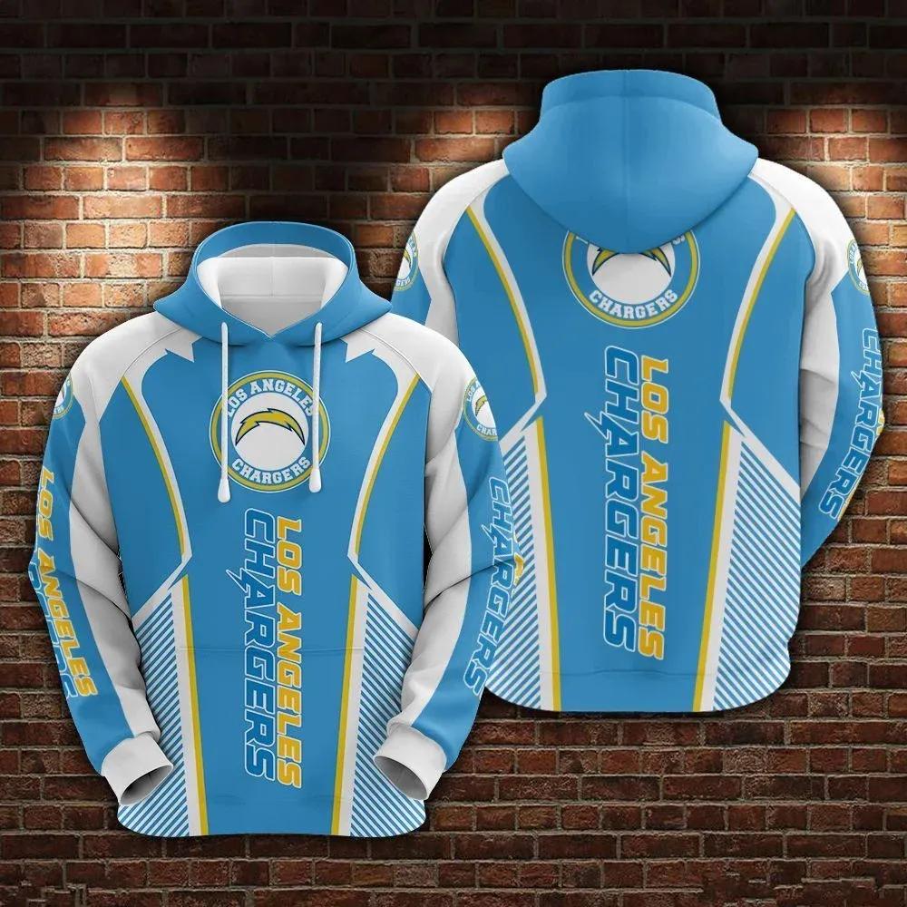 NFL Los Angeles Chargers 3D Hoodie 12, NFL Hoodie Moonbestprint