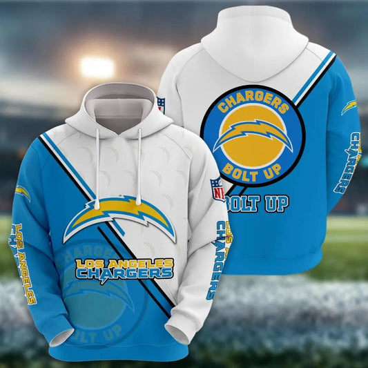 NFL Los Angeles Chargers 3D Hoodie 14, NFL Hoodie Moonbestprint