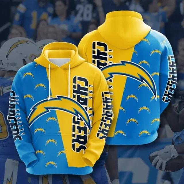 NFL Los Angeles Chargers 3D Hoodie 15, NFL Hoodie Moonbestprint